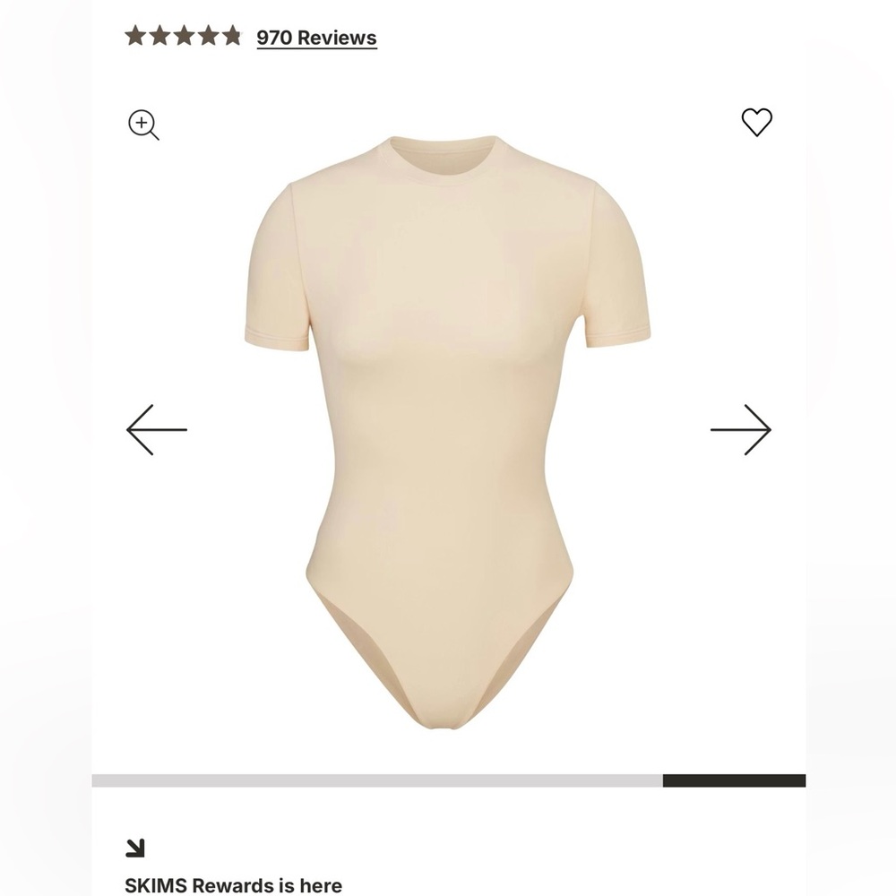 SKIMS Fits Everybody T-Shirt Bodysuit